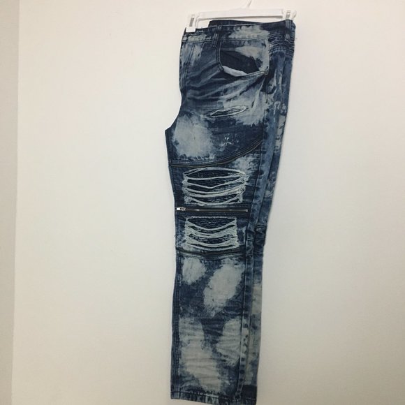 Smoke Rise Other - Smoke Rise  Distressed Moto Jeans